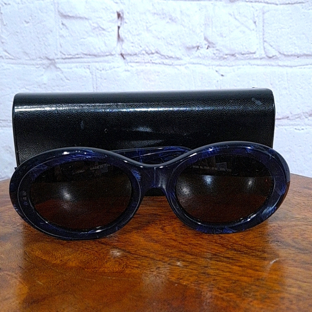 Fendi Vintage Blue Model 7555 Sunglasses